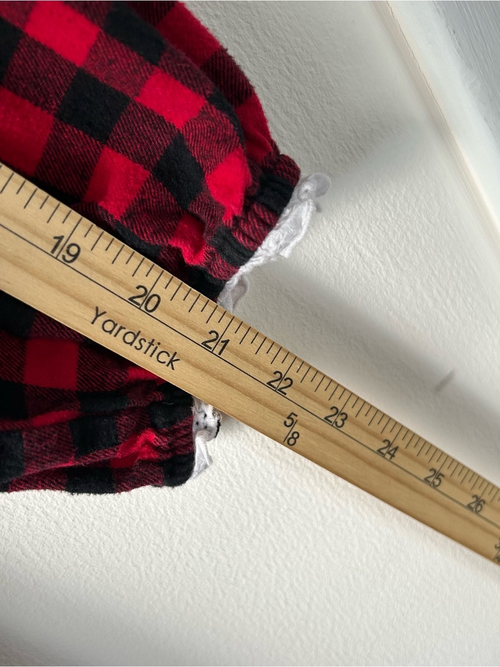 Vintage Lanz Of Salzburg Flannel Nightgown L Red Buffalo Plaid Granny Holiday - Picture 7 of 8